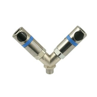 Stäubli ISO 6150C06 PROFIEL | Snelkoppeling RCS06 Y-stuk met BU-draad BSP