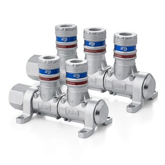 CEJN EURO PROFIEL DN7.6  | Multilink Manifold 320 eSafe met BU-draad BSP