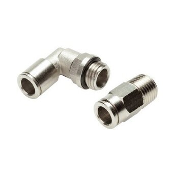 Push-in | Messing vernikkeld | Fittingen Ø 3 - Ø 16 mm