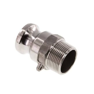 PROFI-PRODUCT CAMLOCK Plug - Type F - RVS