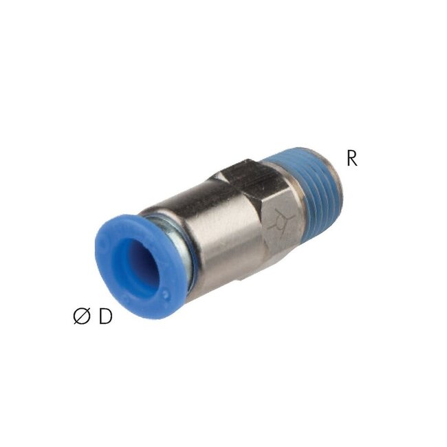 PUSH IN FITTINGEN - TERUGSLAGKLEPPEN - PCVC-G/OUT