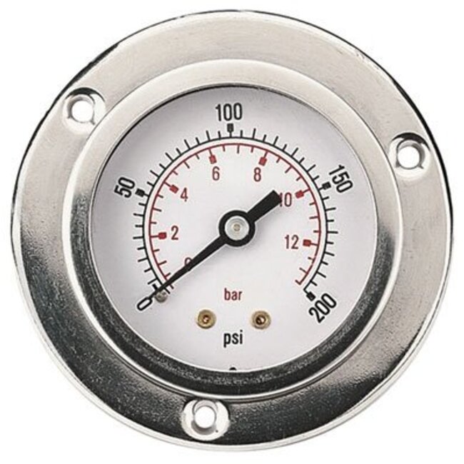 Flens manometers - Ø 50 mm - 1/4"