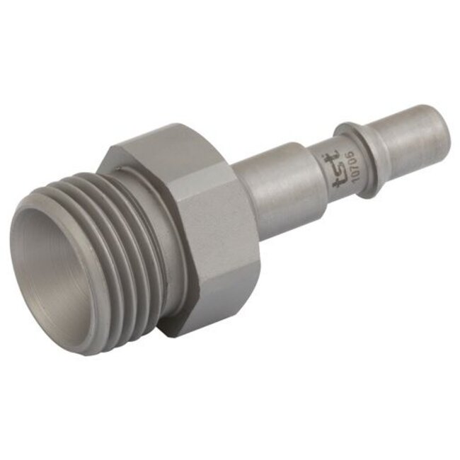 INSTEEKNIPPEL ISO 6150C06 PROFIEL met buitendraad