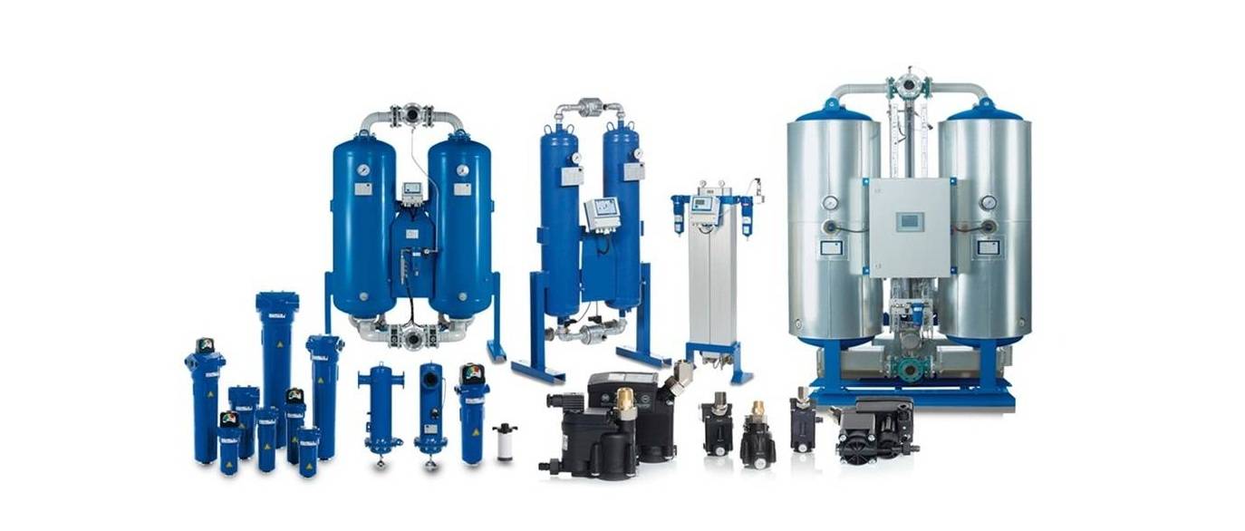 Adsorptiedrogers en persluchtfiltratie