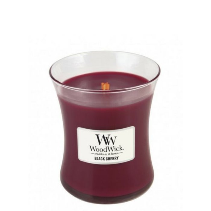 Woodwick WoodWick Black Cherry Medium Candle