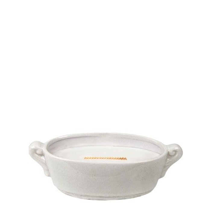 Woodwick WoodWick Vanilla Bean White Crackle Medium