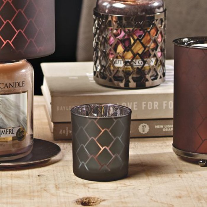 Yankee Candle Yankee Candle Pine Cone Teal Votievehouder