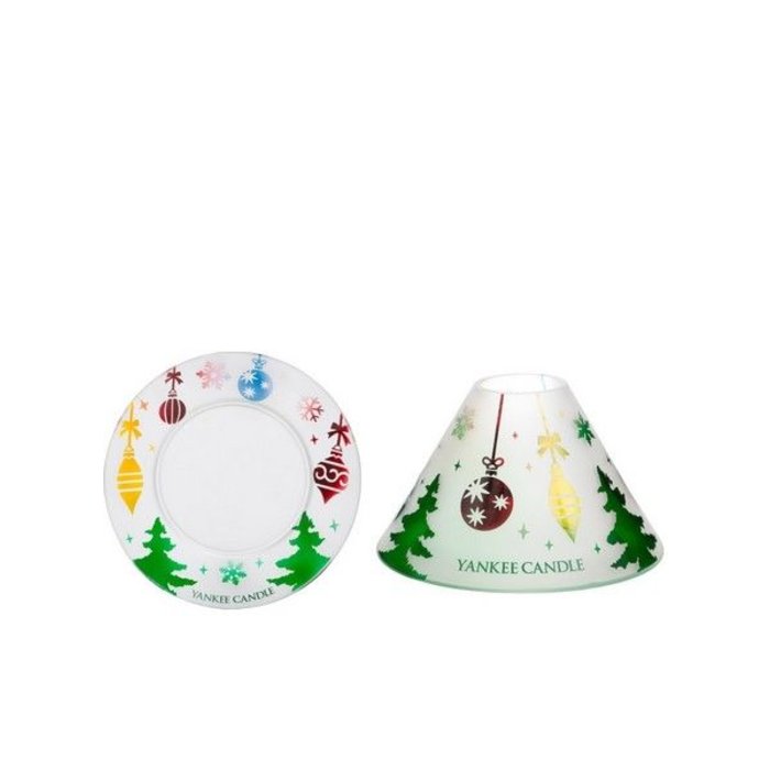 Yankee Candle Yankee Candle Deck the Halls Large Shade and Tray