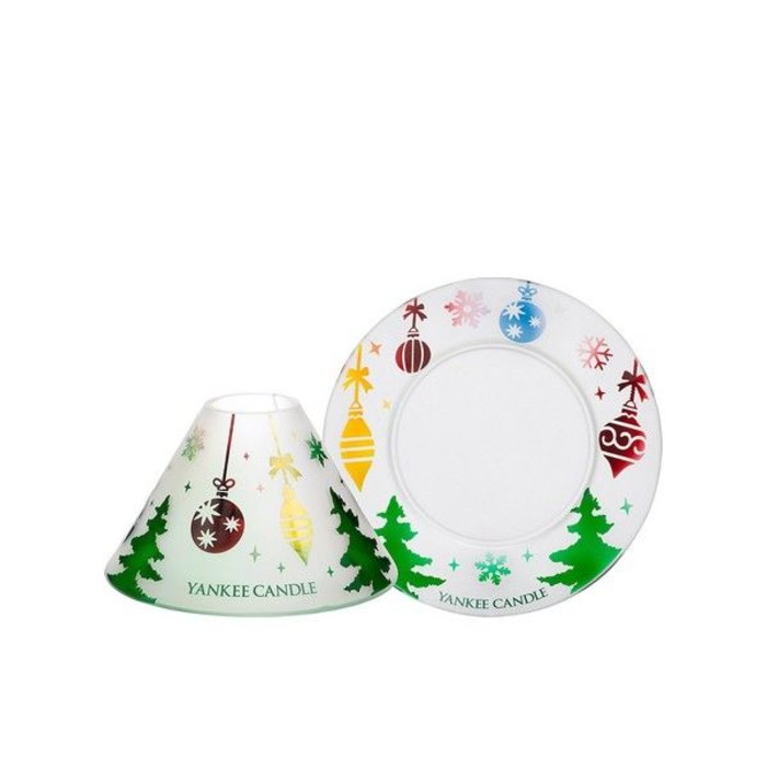 Yankee Candle Yankee Candle Deck the Halls Small Shade and Tray