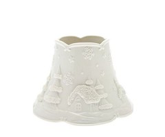 Yankee Candle White Christmas Large Shade and Tray