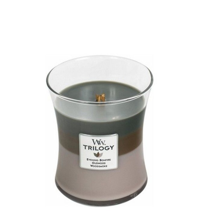 Woodwick WoodWick Cozy Cabin Trilogy Medium Candle