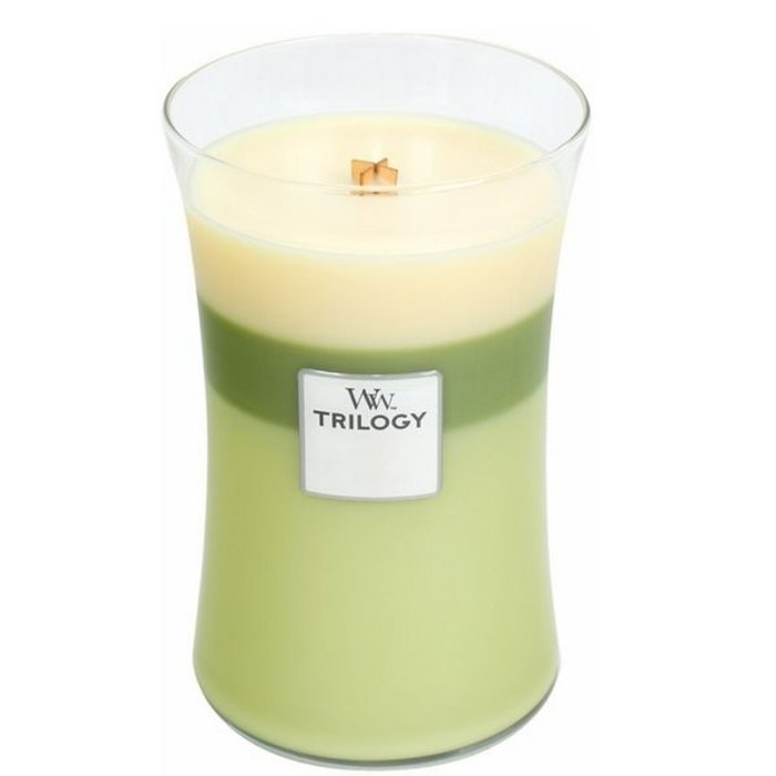 Woodwick WoodWick Garden Oasis Trilogy Large Candle