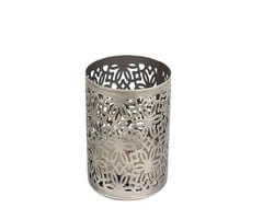 Woodwick Woodwick Petite Candle Holder Brushed Nickel