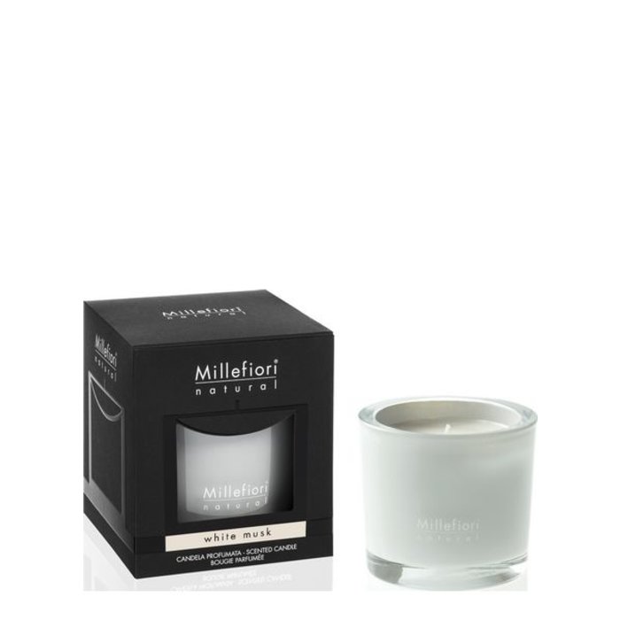 Millefiori Milano  Millefiori Milano White Musk Geurkaars Natural