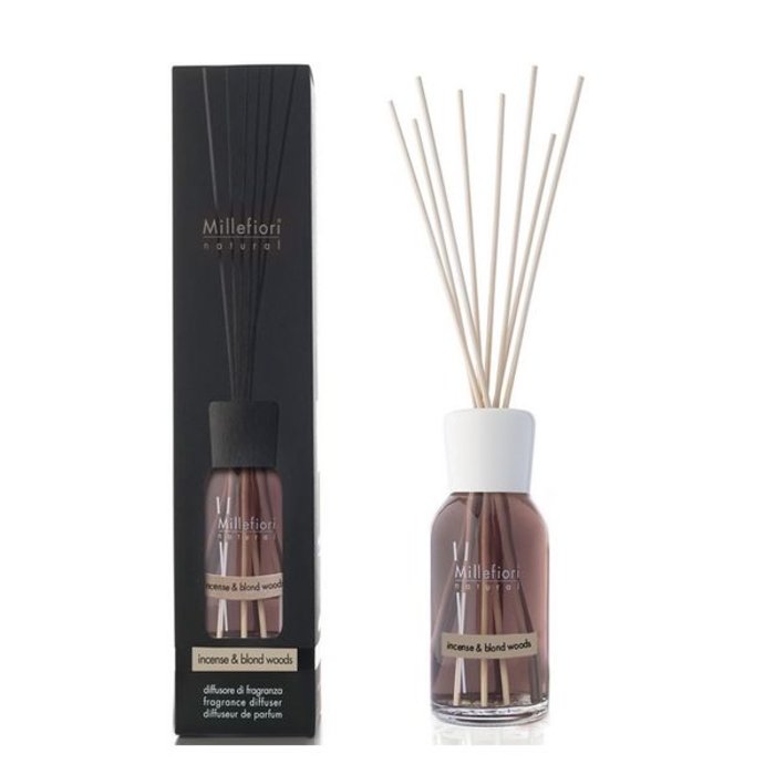 Millefiori Milano  Millefiori Milano Incense & Blond Woods Geurstokjes Natural 100ml