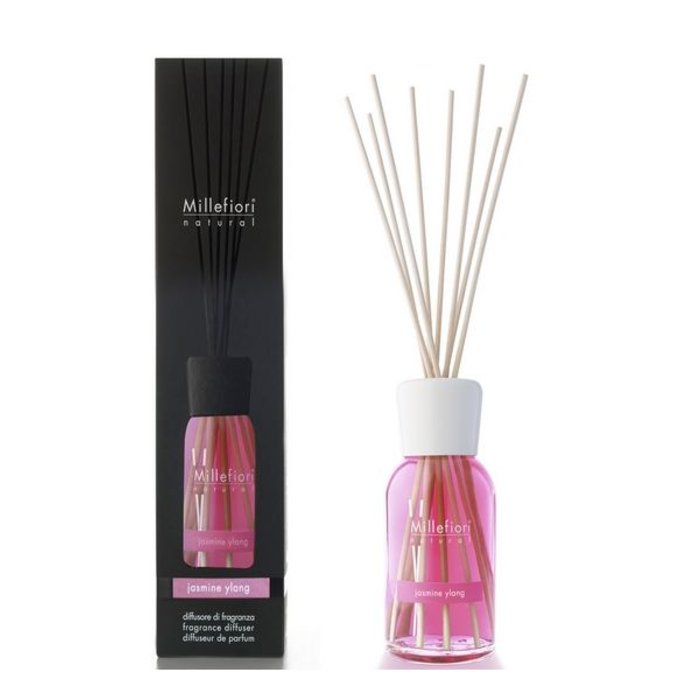 Millefiori Milano  Millefiori Milano Jasmine Ylang Geurstokjes Natural 100 ml