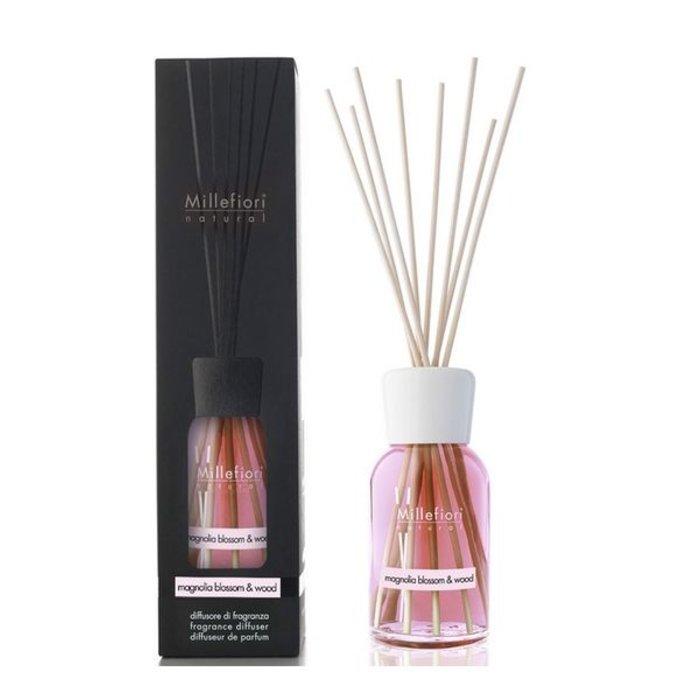 Millefiori Milano  Millefiori Milano Magnolia Blossom & Wood Geurstokjes Natural 100ml