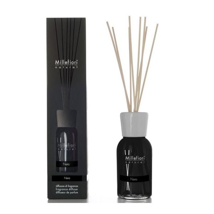 Millefiori Milano  Millefiori Milano Nero Geurstokjes Natural 100ml