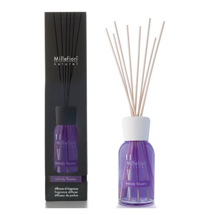 Millefiori Milano  Millefiori Milano Melody Flowers Geurstokjes Natural 250ml