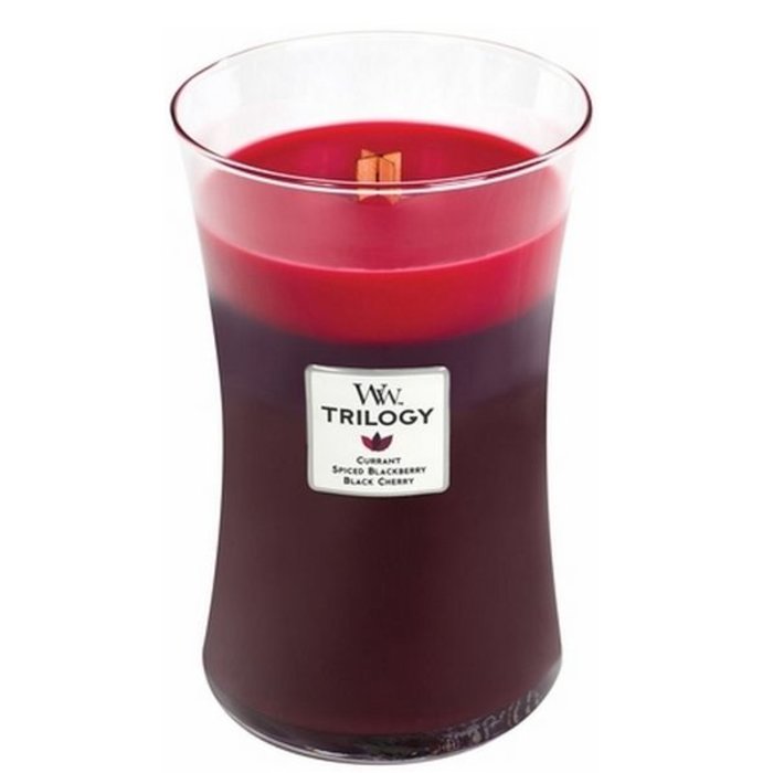 Woodwick WoodWick Sun Ripened Berries Trilogy Large Candle