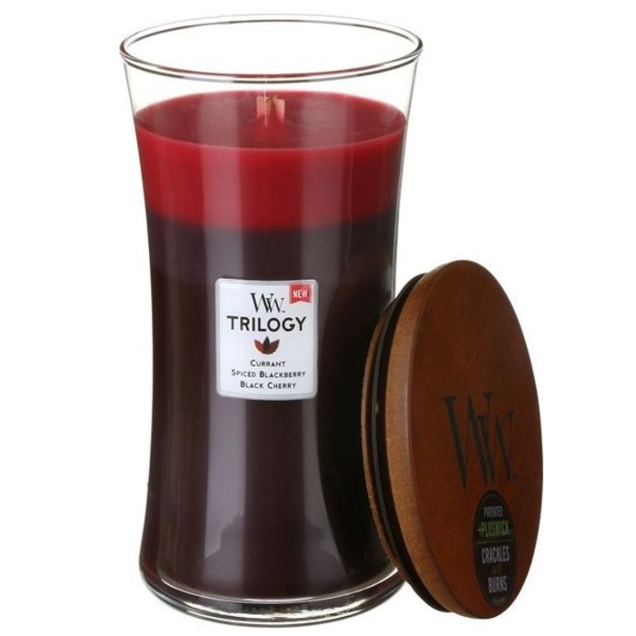 Woodwick WoodWick Sun Ripened Berries Trilogy Large Candle
