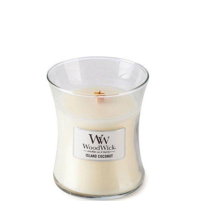 Woodwick WoodWick Medium Candle Island Coconut