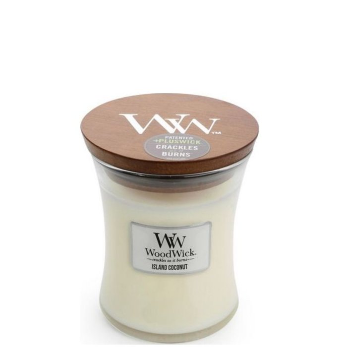 Woodwick WoodWick Medium Candle Island Coconut