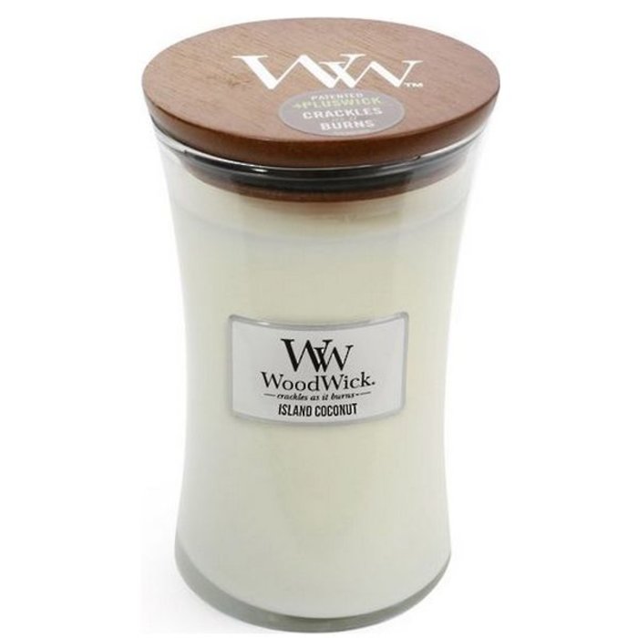 Woodwick WoodWick Large Candle Island Coconut