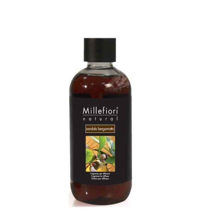 Millefiori Milano  Millefiori Milano Sandalo Bergamotto Navulling Natural 250ml