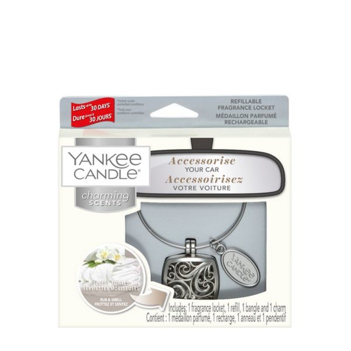 Yankee Candle Yankee Candle Charming Scents Square Starter Kit Fluffy Towels