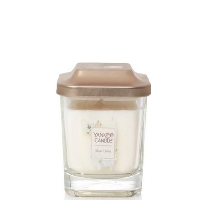 Yankee Candle Yankee Candle Sheer Linen Elevation Small Geurkaars