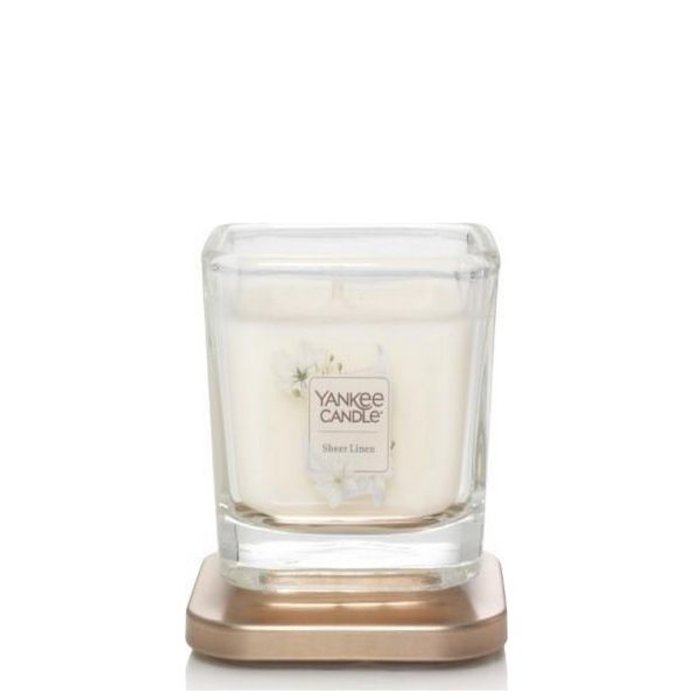 Yankee Candle Yankee Candle Sheer Linen Elevation Small Geurkaars