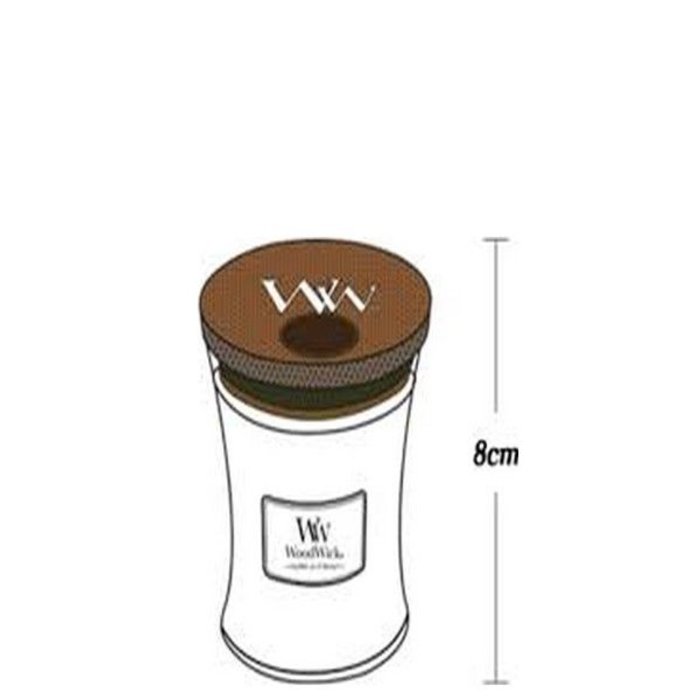 Woodwick WoodWick Mini Candle White Teak