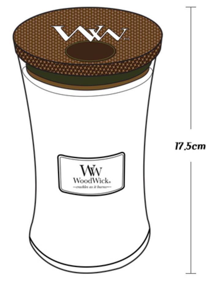 Woodwick WoodWick Large Candle Black Amber & Citrus