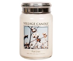 Village Candle Pure Linen Large Jar