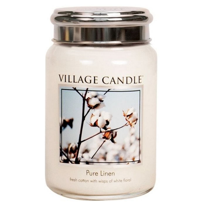 Village Candle Village Candle Pure Linen Large Jar