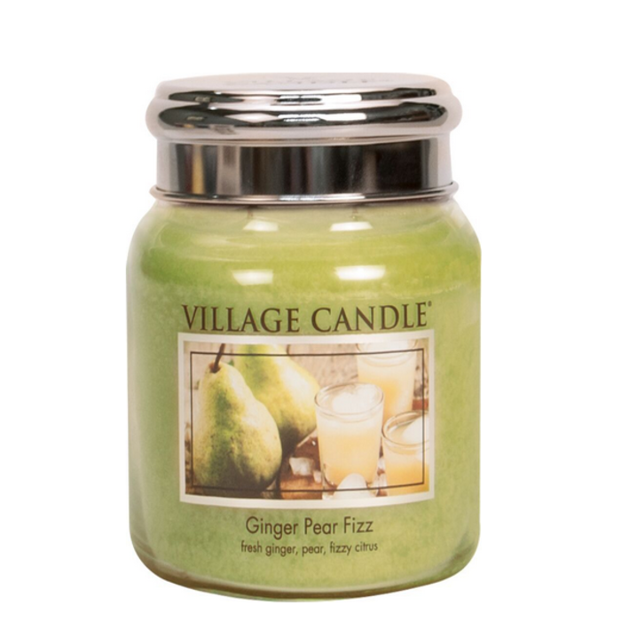 Village Candle Village Candle Ginger Pear Fizz Medium Jar