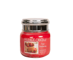 Village Candle Fresh Strawberries Small Jar