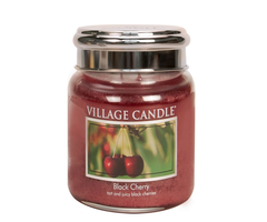 Village Candle Black Cherry Medium Jar
