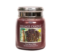 Village Candle Acai Berry Tobac Medium Jar