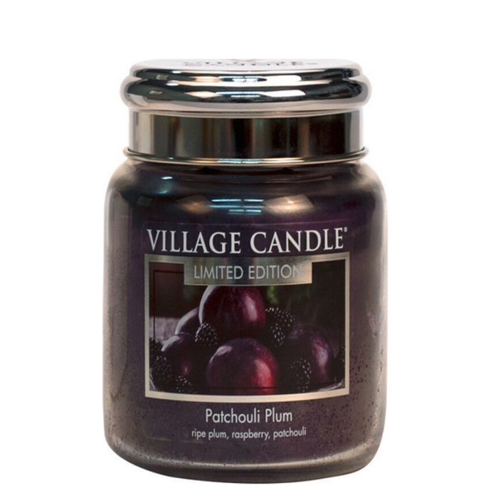 Village Candle Village Candle Patchouli Plum Medium Jar