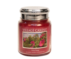 Village Candle Wild Rose Medium Jar