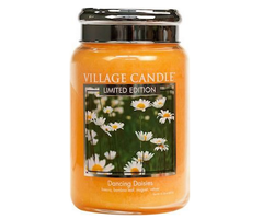 Village Candle Dancing Daisies Large Jar