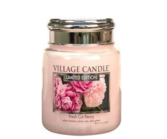 Village Candle Fresh Cut Peony Medium Jar