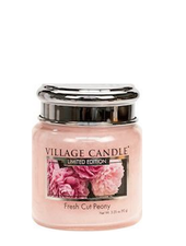 Village Candle Fresh Cut Peony Mini Jar