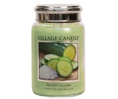 Village Candle Sea Salt Cucumber Large Jar