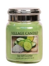 Village Candle Sea Salt Cucumber Medium Jar