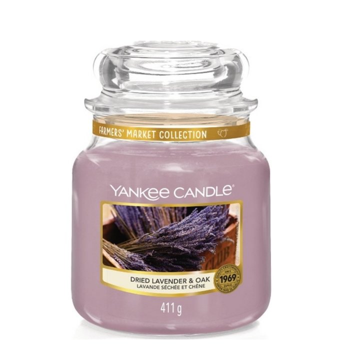 Yankee Candle Yankee Candle Dried Lavender & Oak Medium Jar