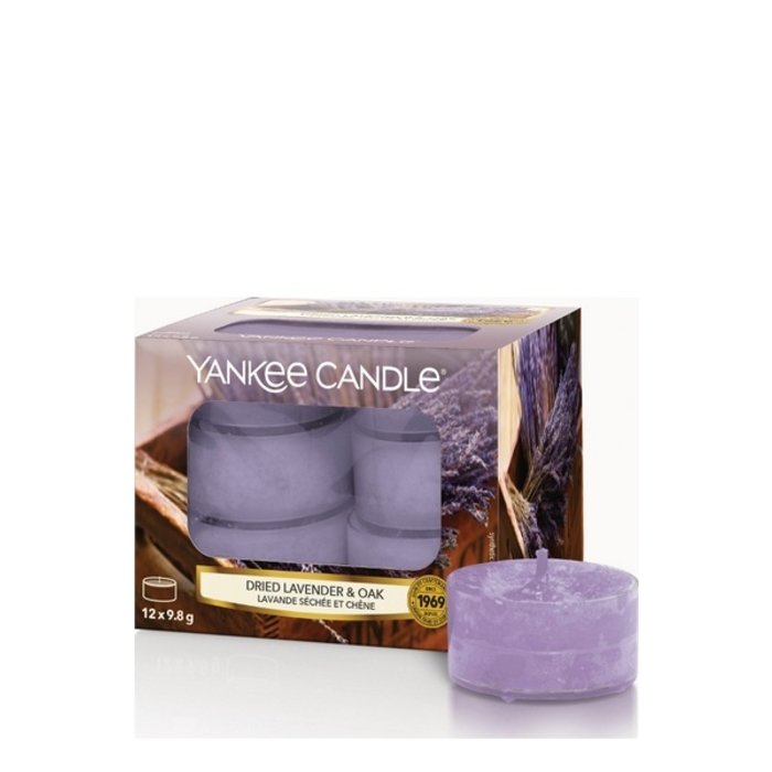 Yankee Candle Yankee Candle Dried Lavender & Oak Theelichten