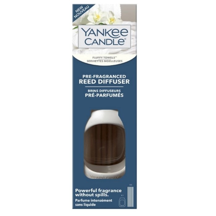 Yankee Candle Yankee Candle Fluffy Towels Pre-Fragranced Reed Diffuser Starter Kit